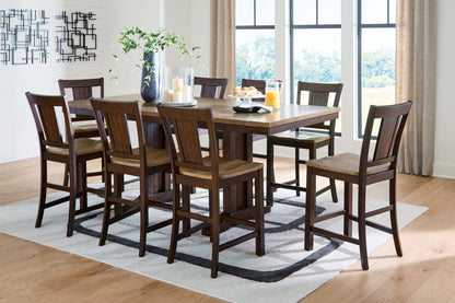 Rylandeen - Counter Height Extension Dining Table Set
