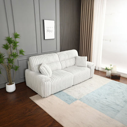 Jaya - Power Motion Sofa With Sleeper & USB Port - Mondo Gray Corduroy