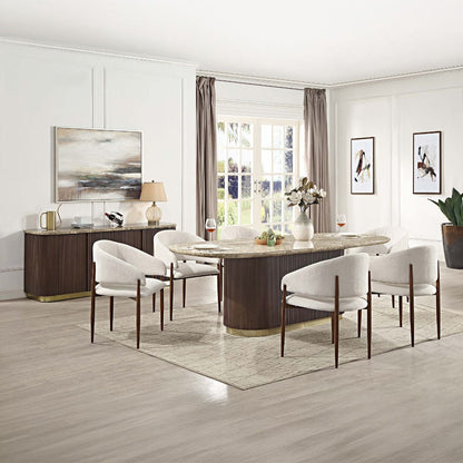 Clayten - Server - Brown Oak