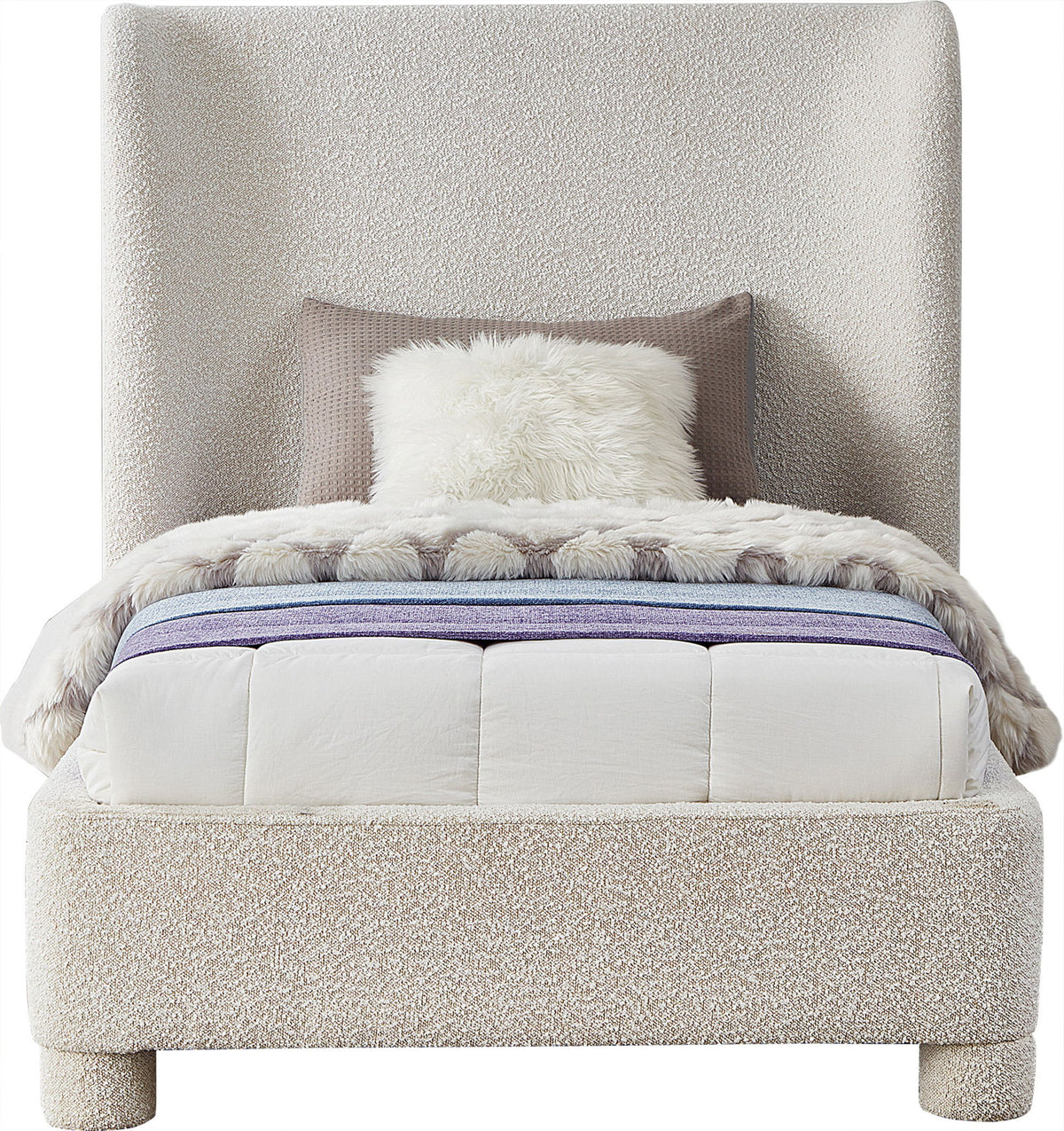 Penny - Boucle Fabric Bed