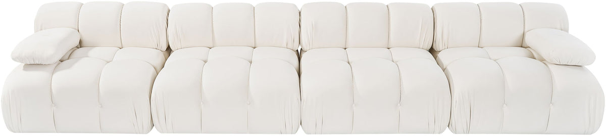 Orin - Velvet 4 Piece Modular Sofa