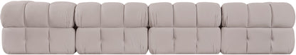 Orin - Fabric Velvet 4 Piece Modular Sofa