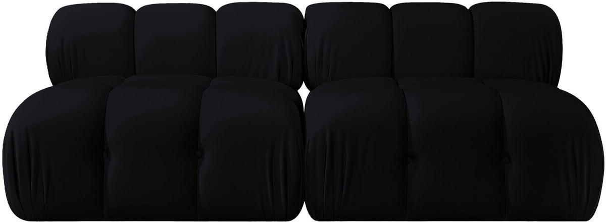 Orin - Velvet Performance Fabric Upholstered 2 Piece Modular Sofa