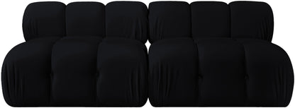 Orin - Velvet Performance Fabric Upholstered 2 Piece Modular Sofa