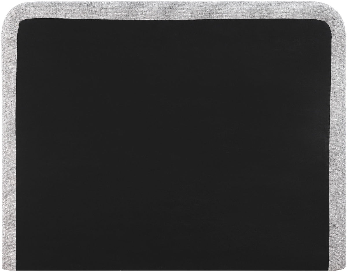 Fira - Linen Textured Fabric Upholstered Bed