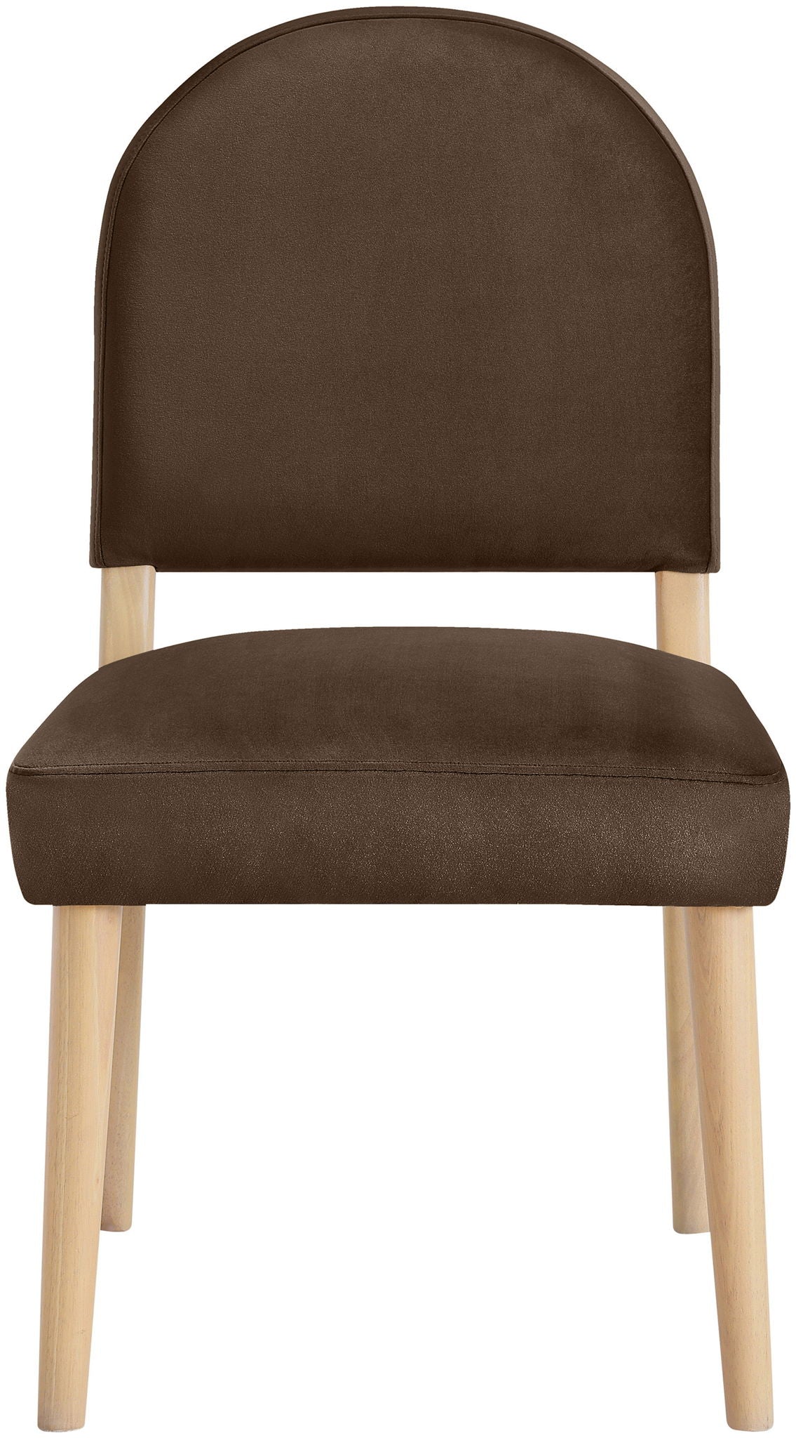 Varinelle - Velvet Dining Chair (Set of 2) - Natural Frame