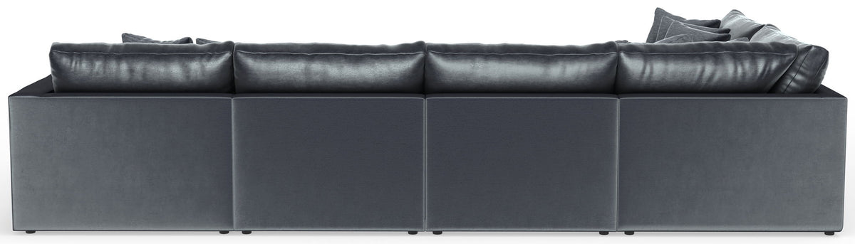 Remington - Modular Sofa And Cocktail Ottoman - Slate