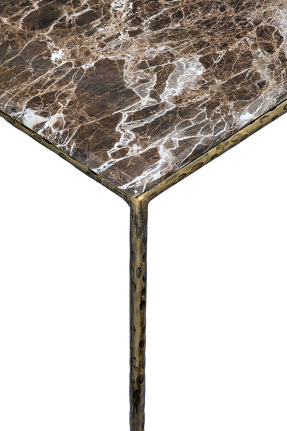 Valen - Marble And Iron Table