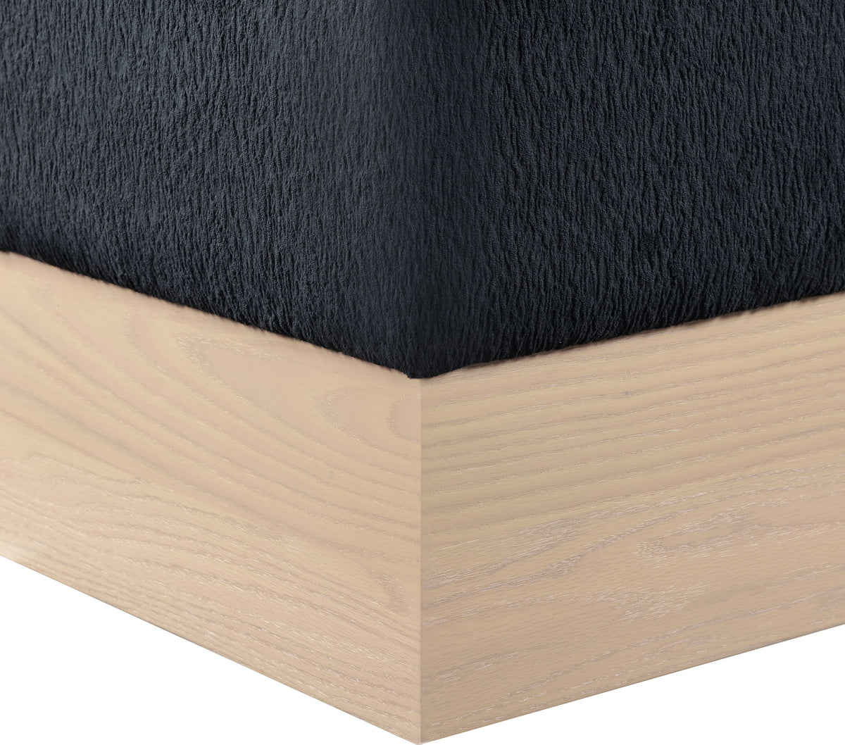 Havre - Ottoman / Stool With Natural Base