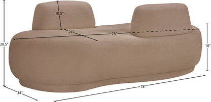 Argyle - Teddy Fabric Chaise / Loveseat