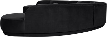 Avra - 189" Velvet Performance Fabric Upholstered Sectional