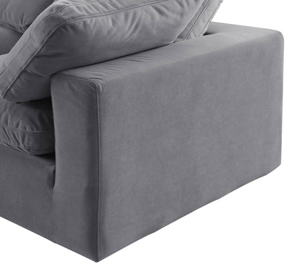 Comfy - 5 Piece Velvet Modular Corner Sectional