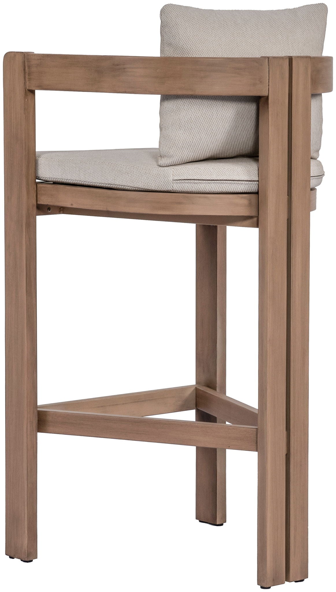 Newport - Water Resistant Fabric Upholstered Outdoor Patio Bar Stool