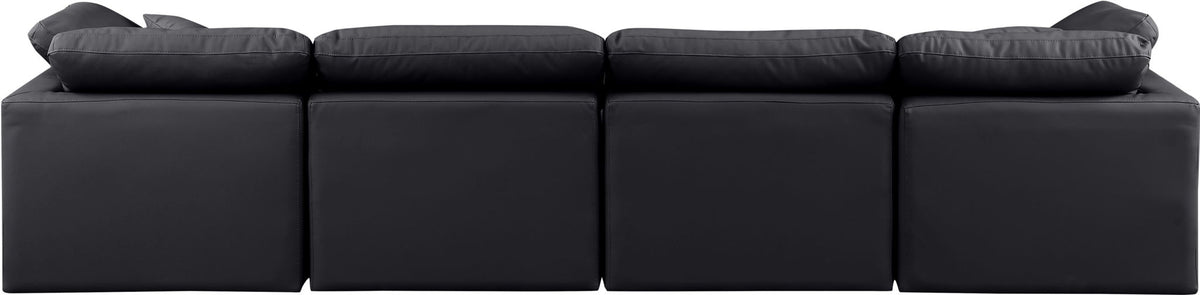 Indulge - Faux Leather 4 Seat Modular Sofa