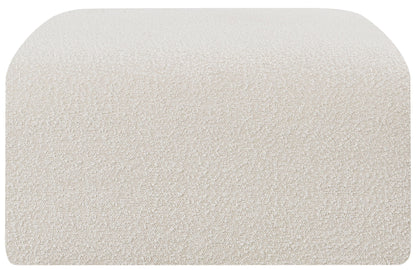 Arc - Boucle Fabric Ottoman