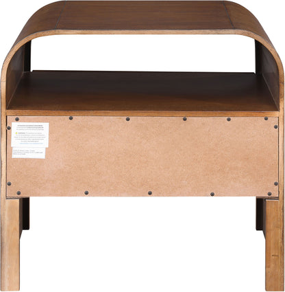 Giada - Solid Wood And Veneer Nightstand