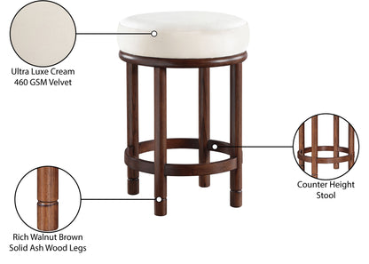 Monette - Counter Stool With Brown Base