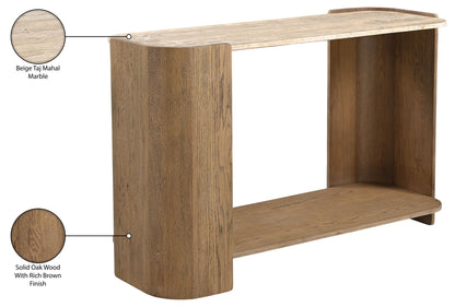 Calabria - Marble And Oak Wood Table