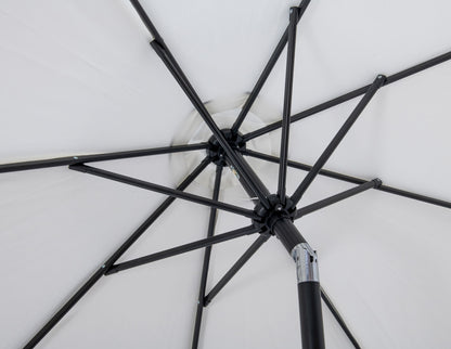 Amalfi - Patio Umbrella - Light Brown Base / Black Pole