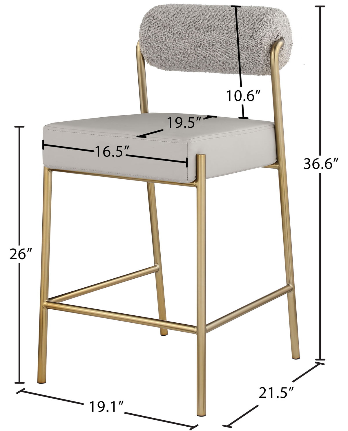 Carly - Counter Stool (Set of 2)