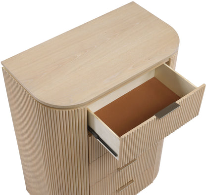 Astrid - Solid Wood And Oak Veneer Chest