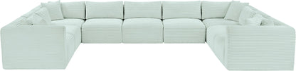 Shaggy - 9 Piece Modular U-Shaped Sectional