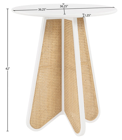 Butterfly - Solid Wood And Natural Cane Table