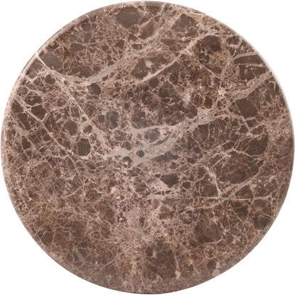 Cindra - Genuine Marble Top And Iron Base Table