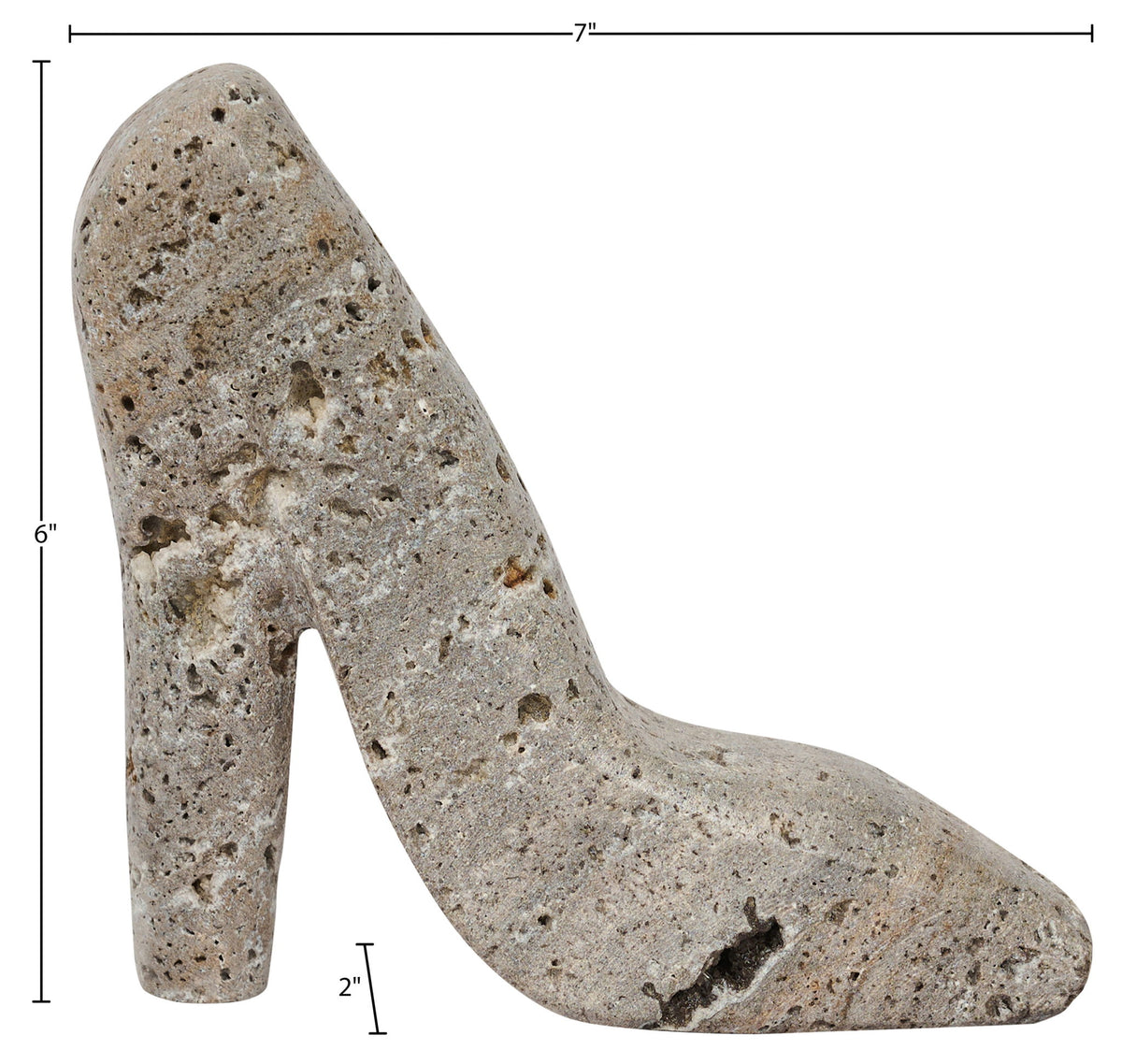 Meryl - Travertine Tabletop Object