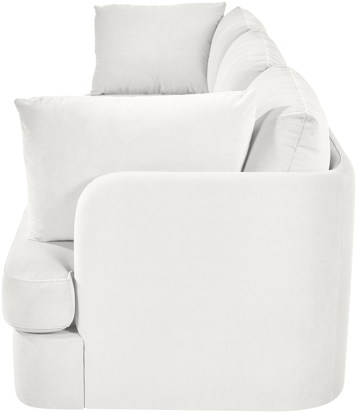 Hammond - Velvet Performance Fabric Upholstered 3 Piece Sofa