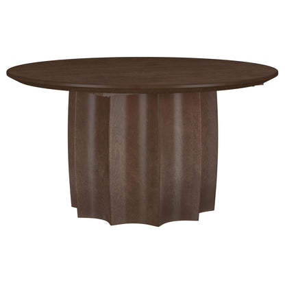 Cayenne Solid Mango Wood Cocktail Coffee Table Walnut