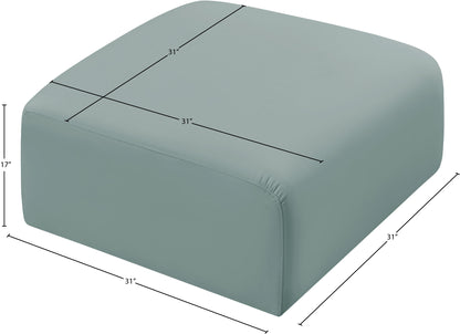 Arc - Faux Leather Ottoman