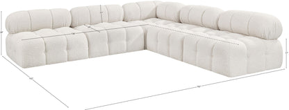 Ames - 5 Piece Fabric Modular Corner Sectional