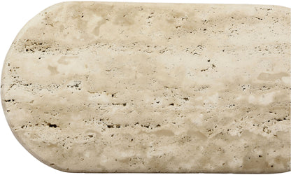 Carrell - Travertine Tray - Beige