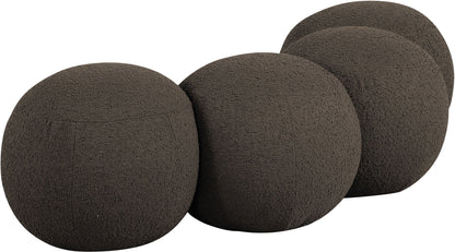 Apollo - Boucle Fabric Bench