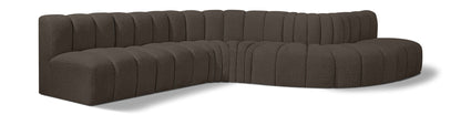 Arc - Boucle Fabric 7 Piece Modular Sofa