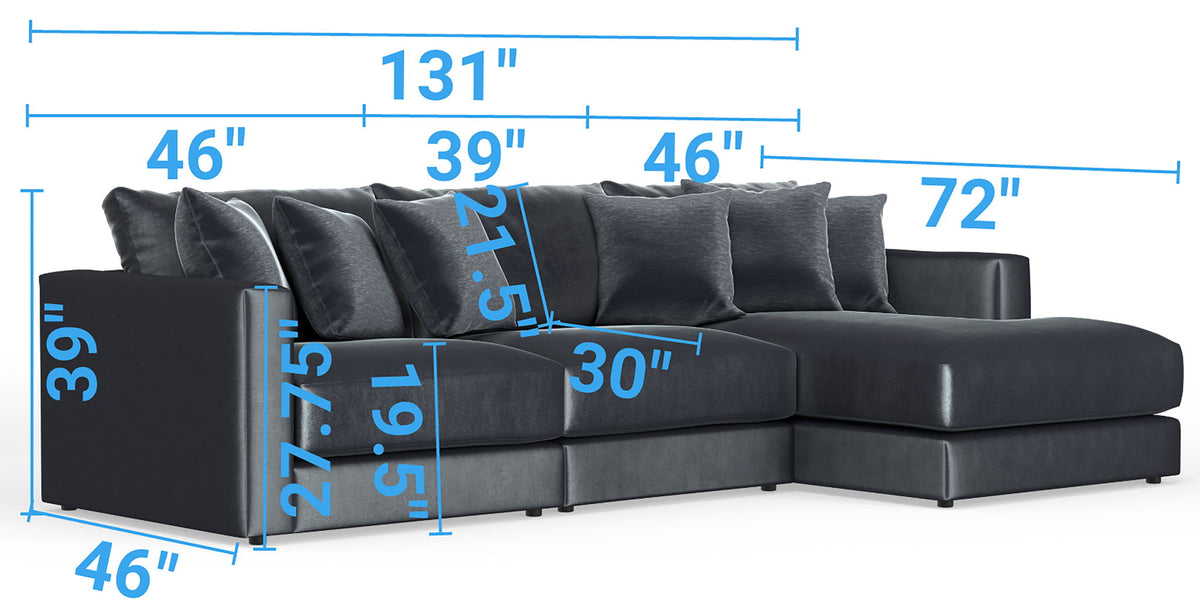 Remington - Modular Sofa - Slate