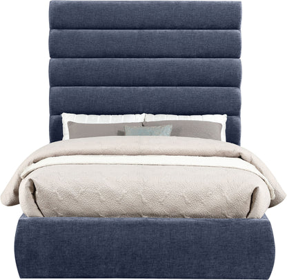 Adam - Chenille Fabric Bed With 70.5" Headboard