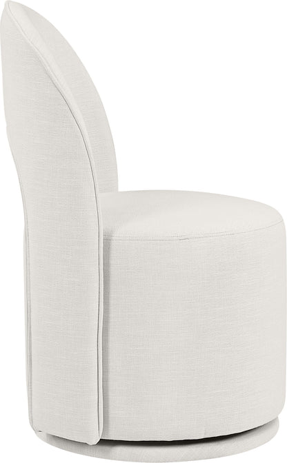 Cirelle - Linen Textured Performance Fabric Dining Chair (Set of 2)