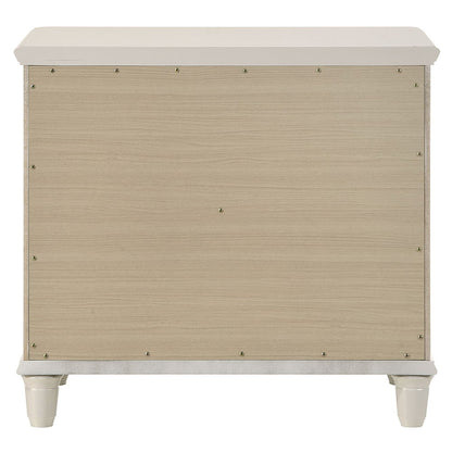 Laveda - Nightstand - Pearl White