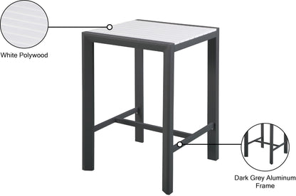Nizuc - Outdoor Patio Square Bar Table