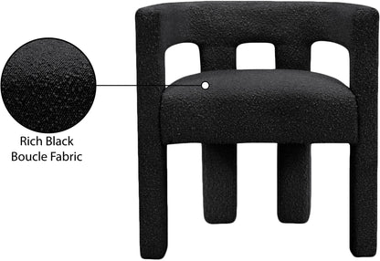 Athena - Boucle Fabric Dining Chair