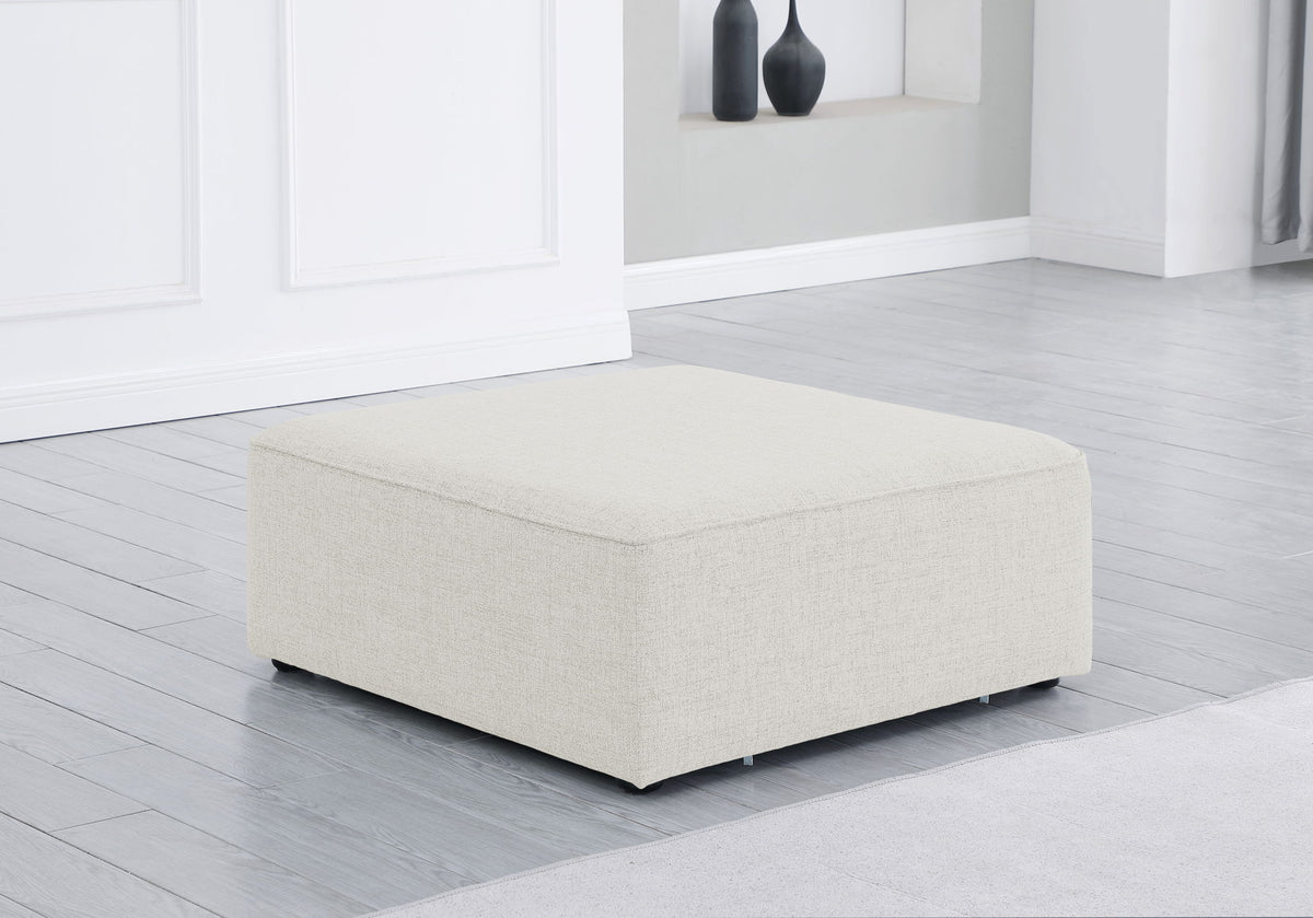 Cube - Linen Ottoman