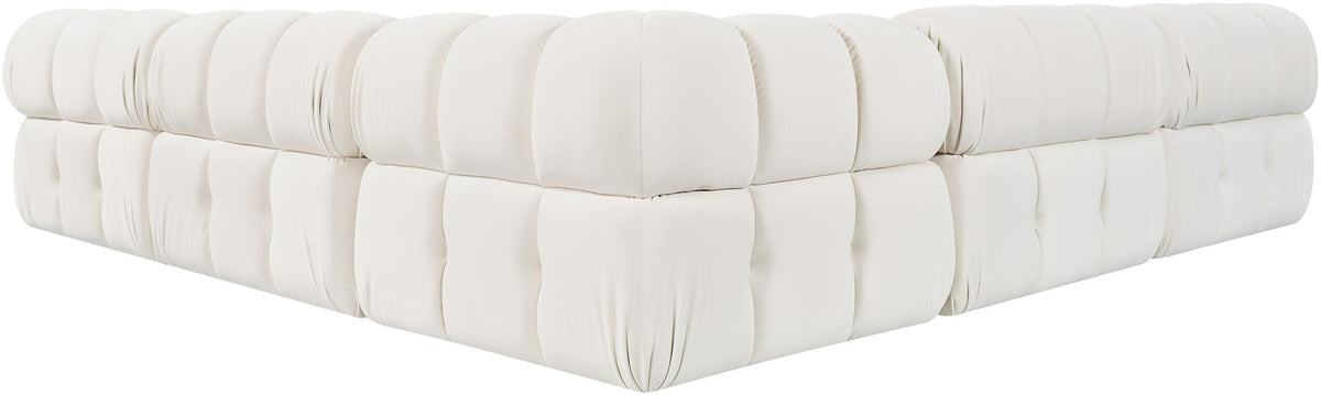 Orin - Velvet Fabric 5 Piece Modular Sectional