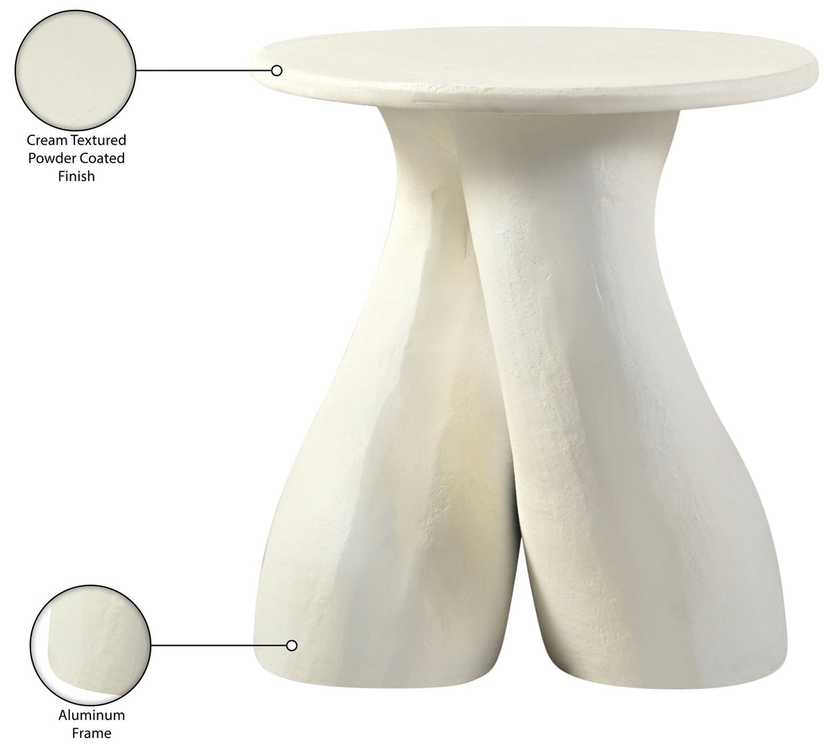 Talence - Aluminum End Table
