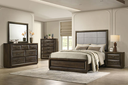Atlas 5-piece California King Bedroom Set Dark Oak