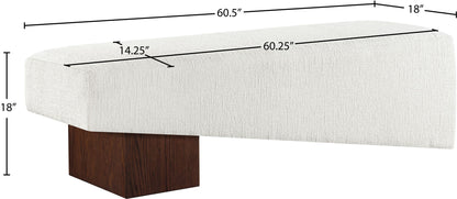 Alora - Bench - Dark Brown Base