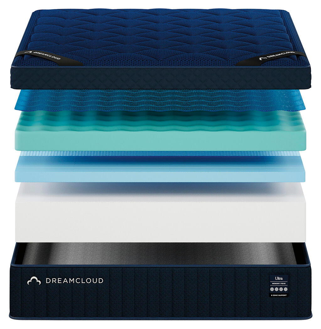 Dreamcloud Ultra Memory Foam - Queen Mattress - Blue