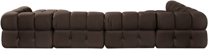 Orin - 6 Piece Modular Sectional (3 Modular Chairs, 2 Corner Chairs & Ottoman)