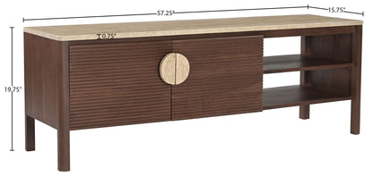 Varenna - 57.25" Acacia Wood Media Console